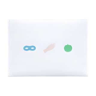 Delvaux Delvau Magritte Chain Smooth Box Calfskin One Shoulder Crossbody Card Holder Card Holder Small Unisex White