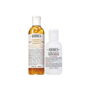 Kiehl's Celebrity Skincare Set Calendula Herbal Extract Toner High Moisturizing Lotion