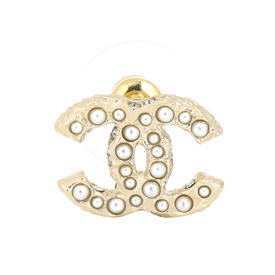 CHANEL Chanel 2000s Cc faux-pearl earrings