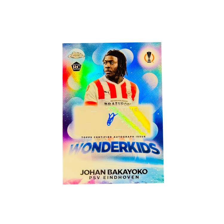 Topps Bakayoko, Rising Stars RC Signature, Signature, PSV Team, Standard Condition Player Card Sports Cards 1 Pc