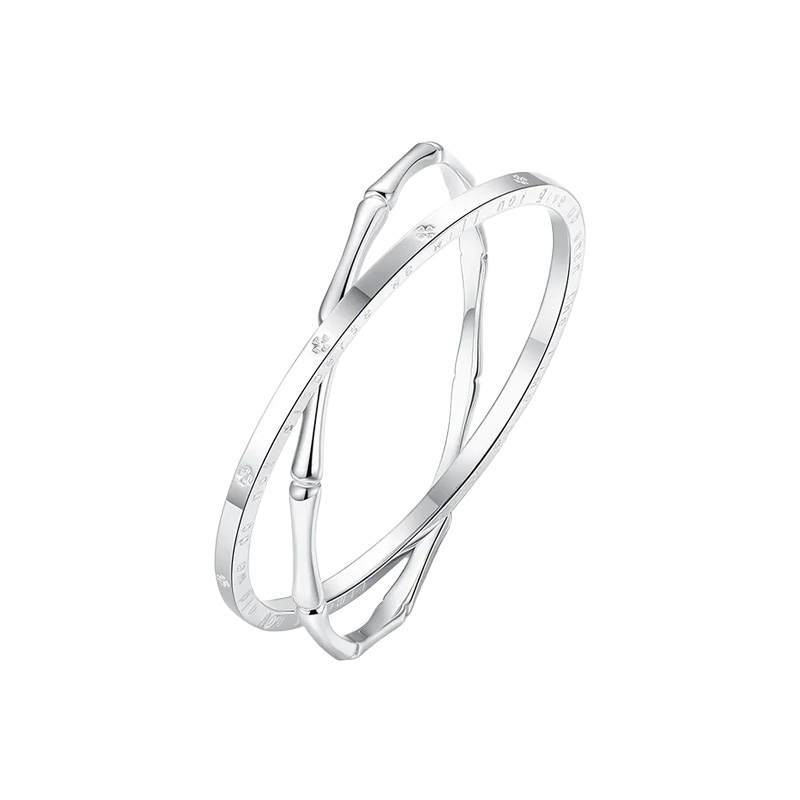 VANA VANA 990 Silver Material Sterling Silver Bangles Women's Silver White