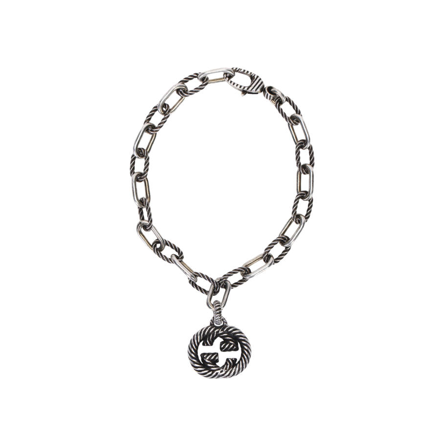 GUCCI GUCCI Silver Bracelet With Interlocking G