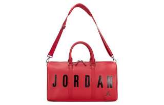 Jordan Polyester One Shoulder Travel Bag Unisex Red