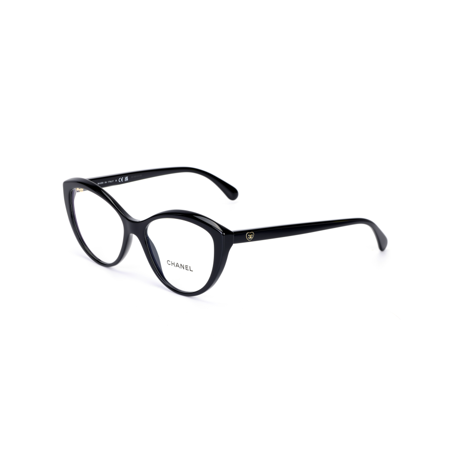 CHANEL CHANEL Cat Eye Eyeglass Frames Women's Black