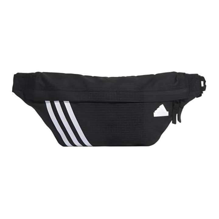 Adidas Adidas Adjustable Strap Polyester One Shoulder Crossbody Fanny Pack Regular Unisex Black