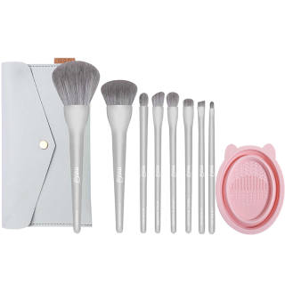 MSQ 8 Pcs Candy Makeup Brush Beauty Tools Soft And Skin friendly Silicone Dishwashing Brush