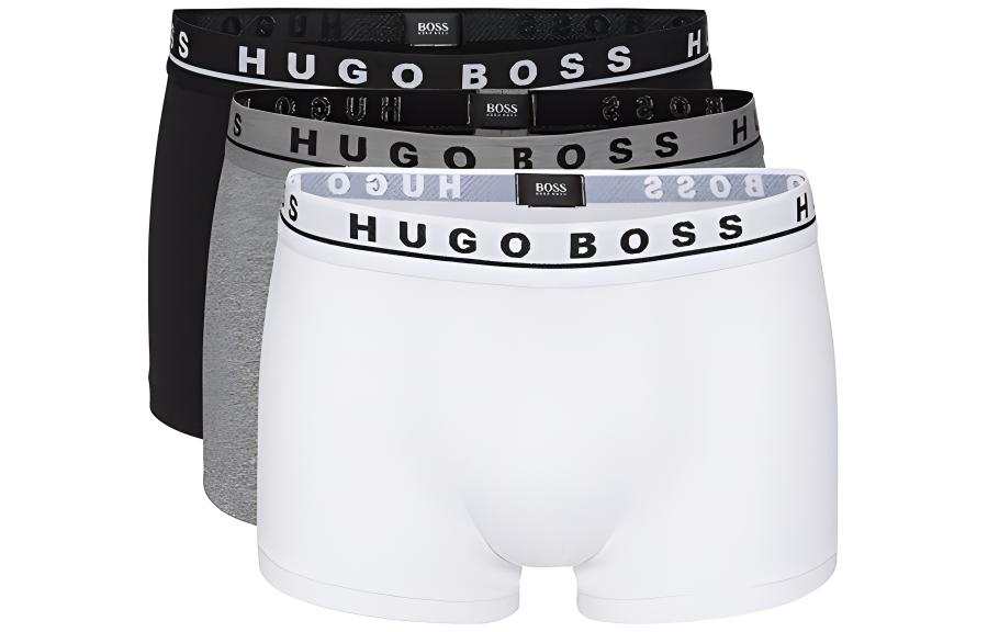 HUGO BOSS Boss HUGO BOSS Three Pack Logo Detailed Boxers