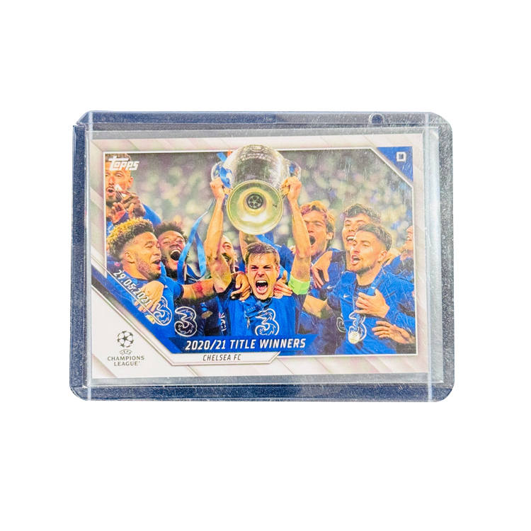 Topps Chelsea Championship, Trophy, Celebration Card, Player Card, Passable Condition Sports Cards 1 Pc