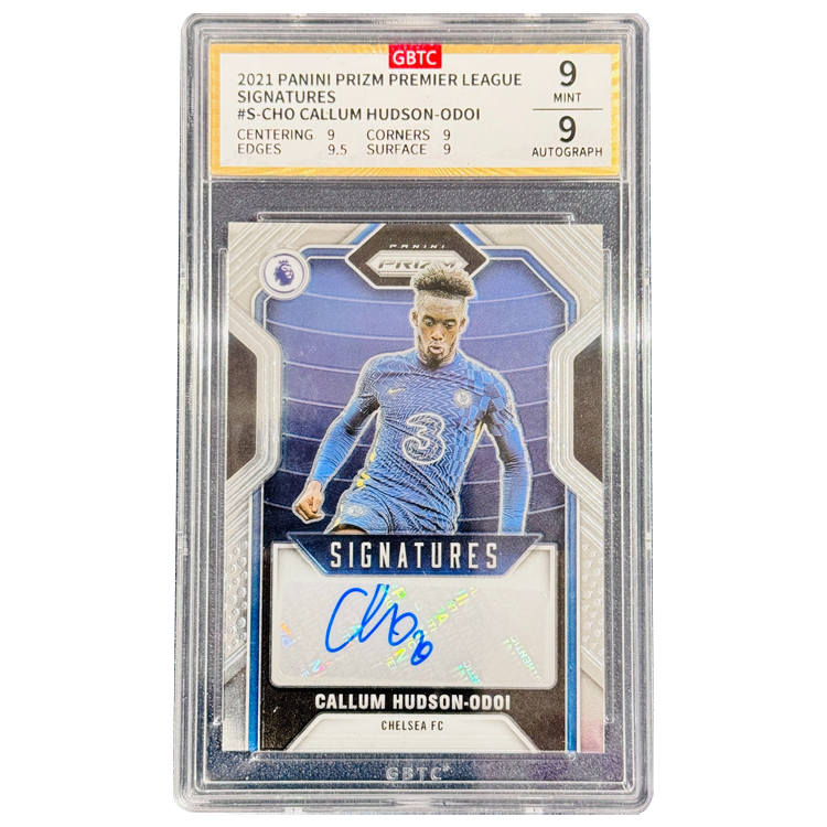 PANINI Oduo, Signature, Signature, Chelsea PRIZM Collection, Star Card Graded Cards 1 Pc