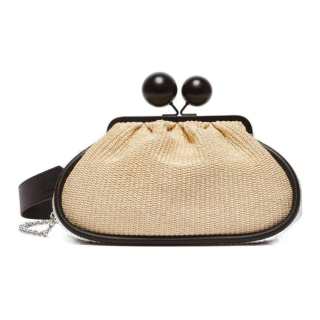 WEEKEND MaxMara Cotton Shoulder Bag, Crossbody Bag, Handbag Women's Beige