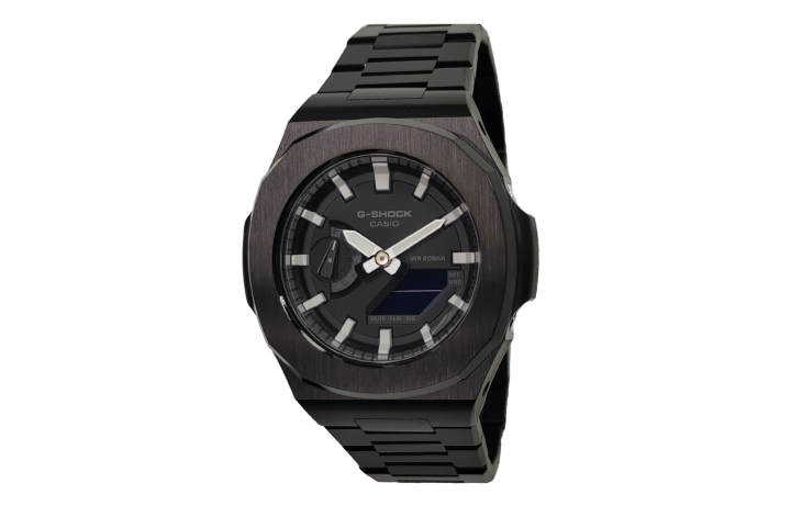 CASIO CASIO Custom Collection Electronic Movement Stainless Steel Strap Watch Men's Watches Black Dial