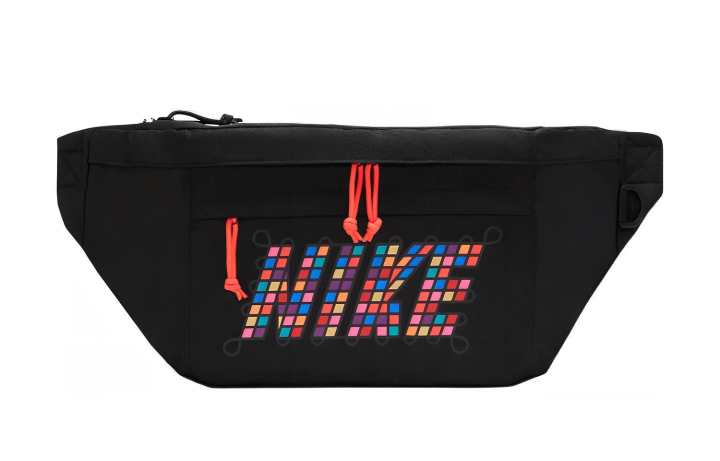 Nike Nike Polyester One Shoulder Crossbody Sling Bag, Fanny Pack Regular Unisex Black