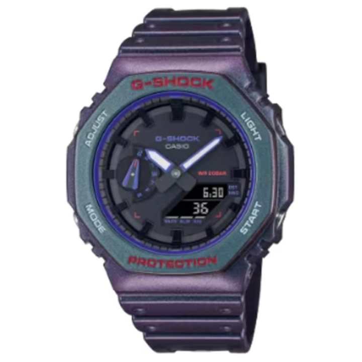 CASIO CASIO 200m Waterproof Quartz Movement Watch Men's Watches Purple Watch Dial