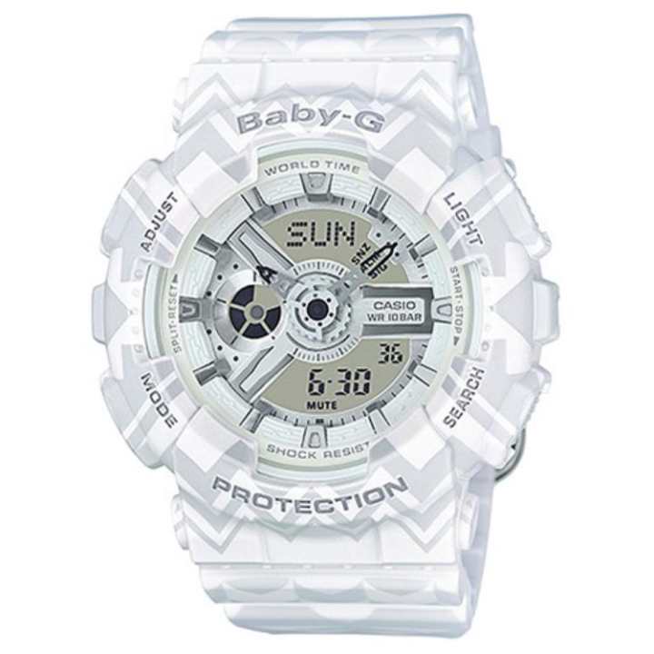 CASIO CASIO BABY G Quartz Movement Resin Strap Watch Women's Watch White Dial