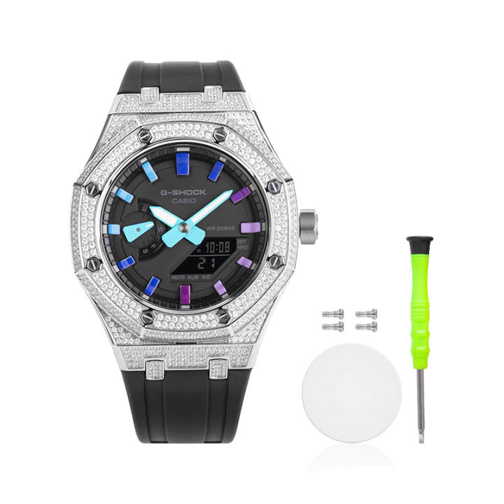 CASIO CASIO Custom Collection Quartz Movement Resin Strap Watch Unisex Black Dial