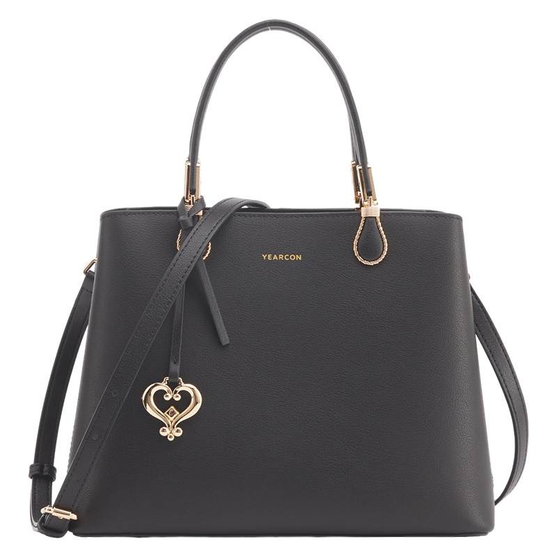 YEARCON Cow Leather Shoulder Bag, Crossbody Bag, Handbag Large Women's