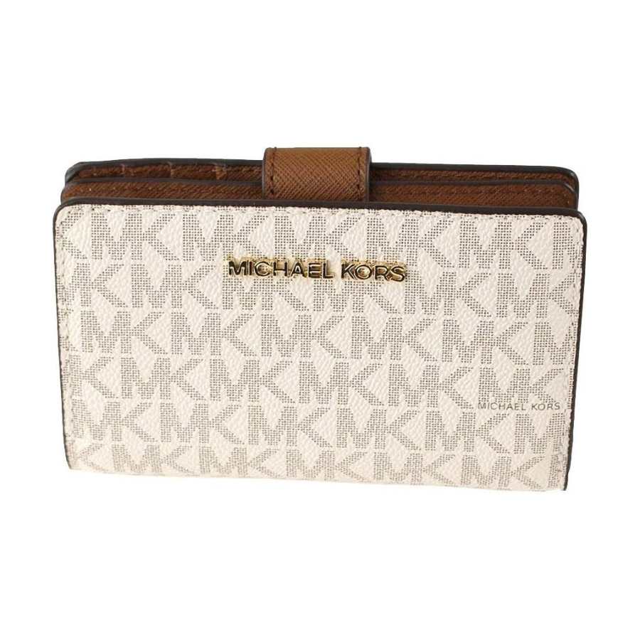 MICHAEL KORS MICHAEL KORS Leather Wallet Medium Unisex Vanilla