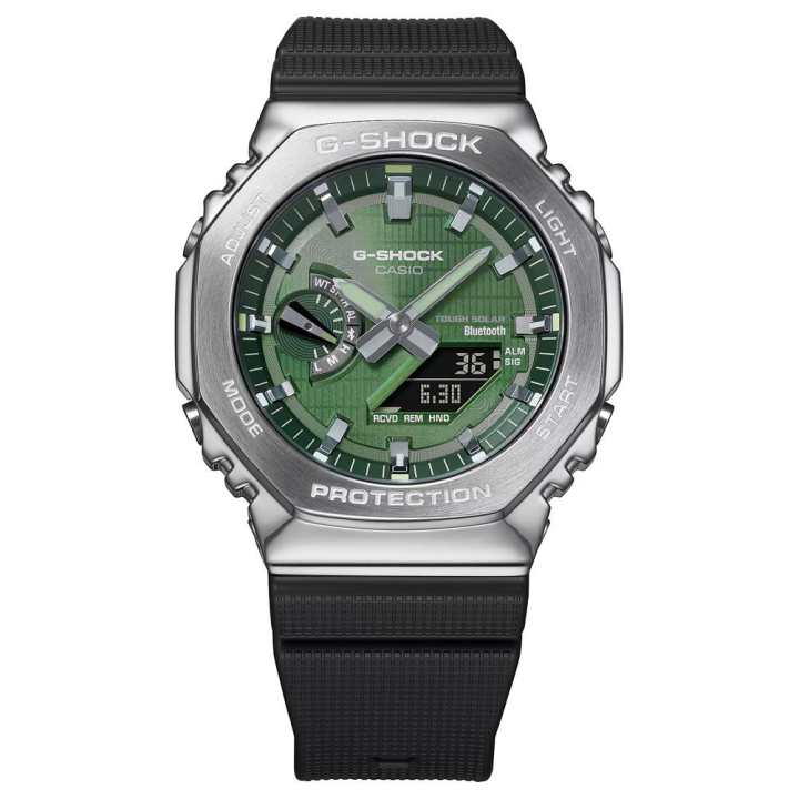 CASIO CASIO Unisex Liquid Crystal/Analog Dual Display Series Green Watch GBM-2100A-1A3