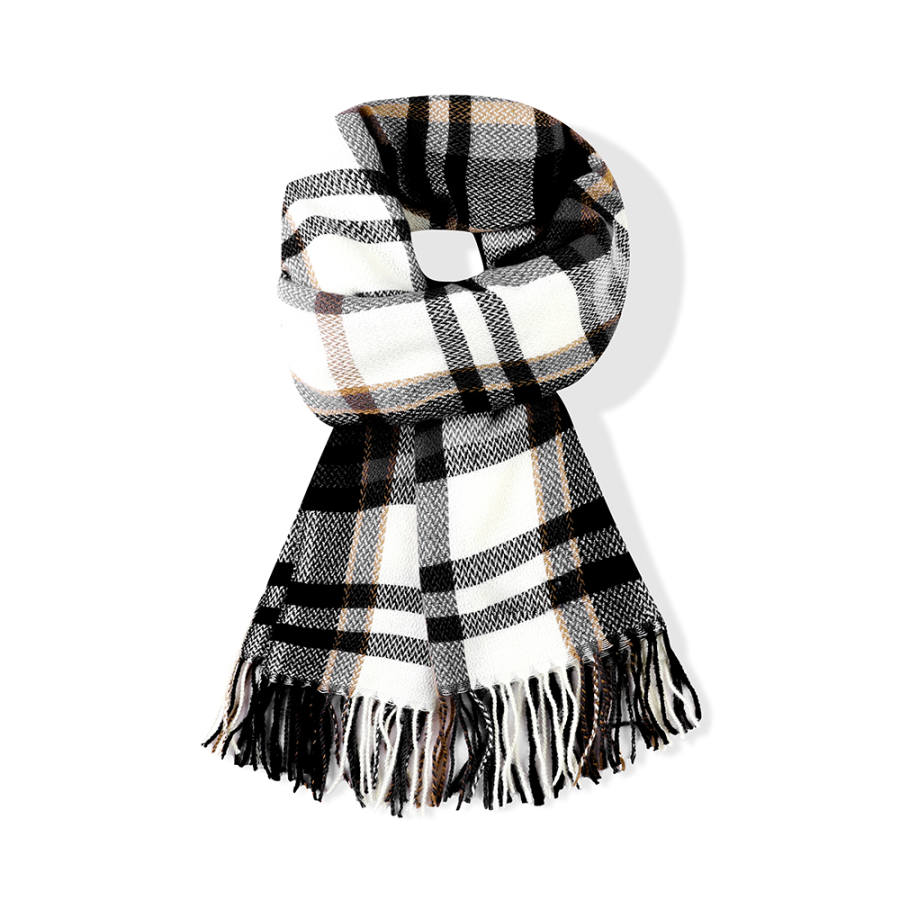 J W Faux Cashmere Knit Scarves Unisex