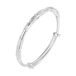 SINO GEM 999 Fine Silver Material Bangles Women's