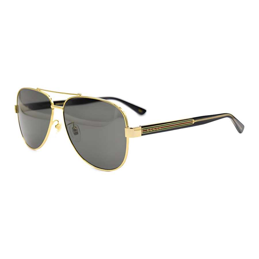 GUCCI GUCCI Logo Aviator Sunglasses Men's
