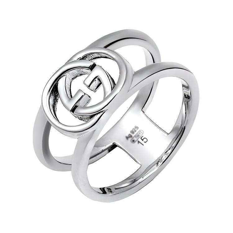 GUCCI Gucci 2000-2015 Sterling Interlocking G ring