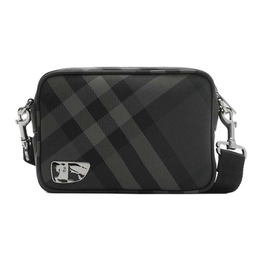 Burberry Polyamide Crossbody Bag, Shoulder Bag Men's Charcoal