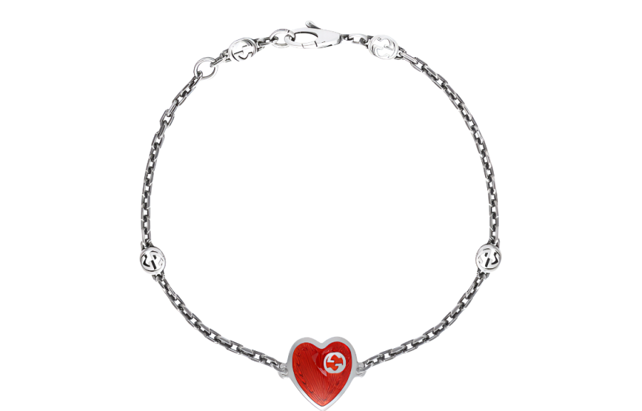 GUCCI GUCCI Heart Bracelet With Interlocking G