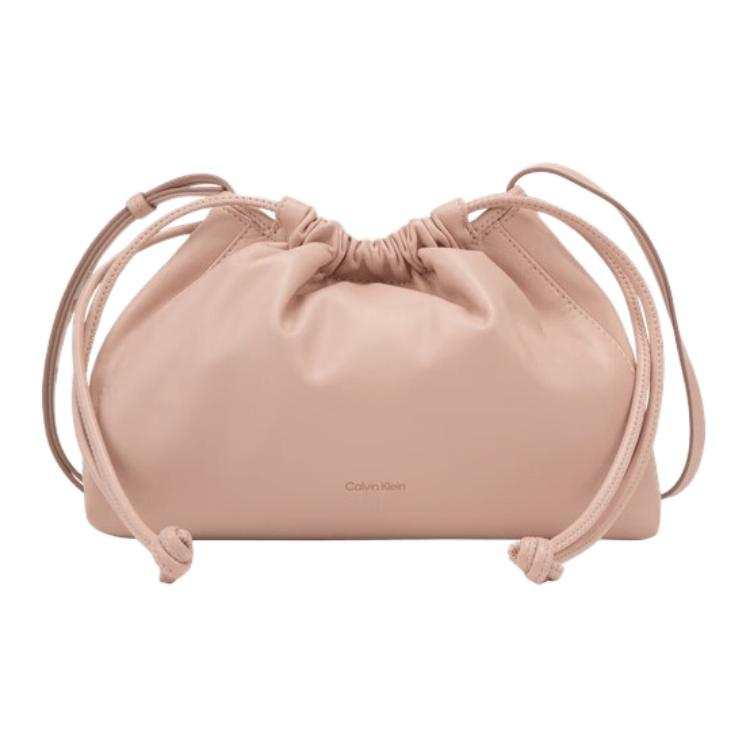 CALVIN KLEIN Synthetic Material Shoulder Bag Women's Ivory Powder