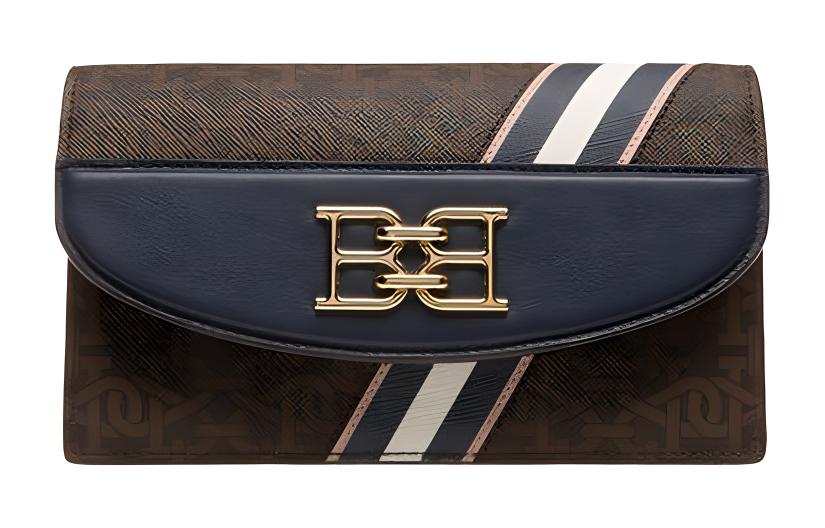 BALLY Calfskin Clutch Women's Brown