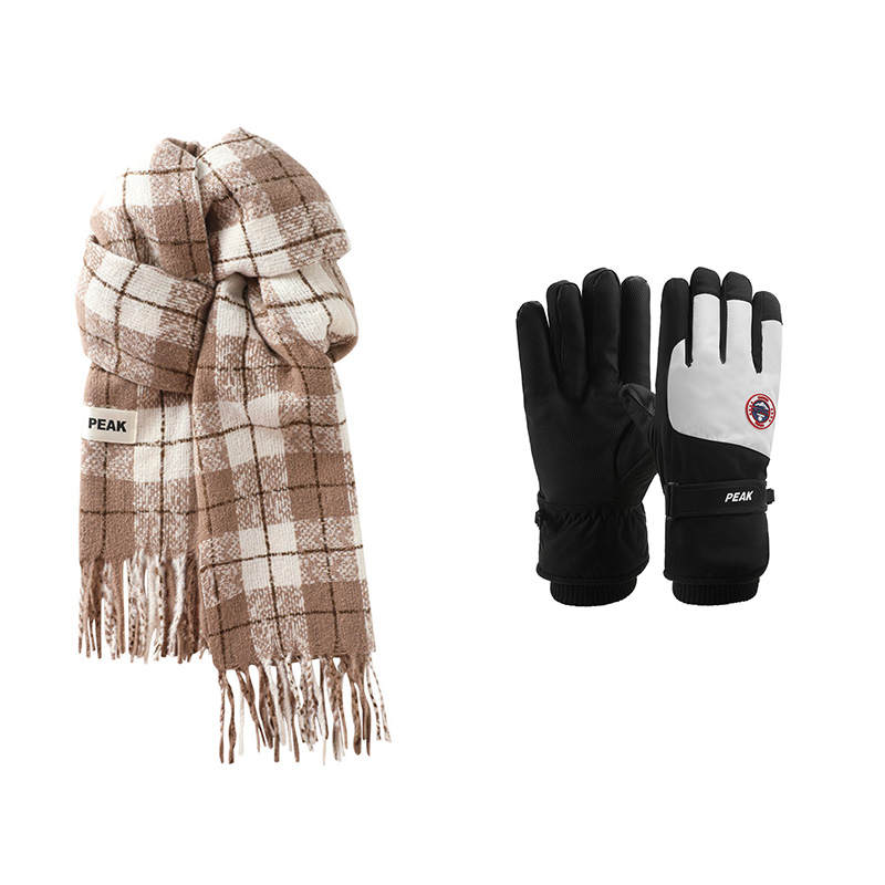PEAK PEAK Polyester Knit Scarves Unisex