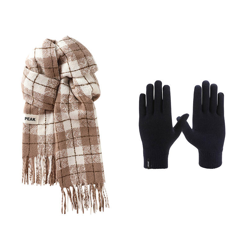 PEAK PEAK Polyester Knit Scarves Unisex