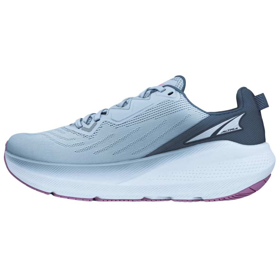 Altra Slip Resistant Abrasion Resistant Low top Running Shoes Women's Light Blue White