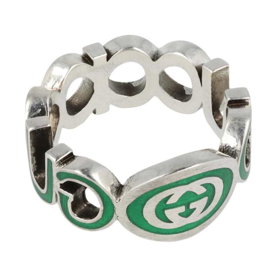 GUCCI GUCCI Sterling Interlocking G Ring