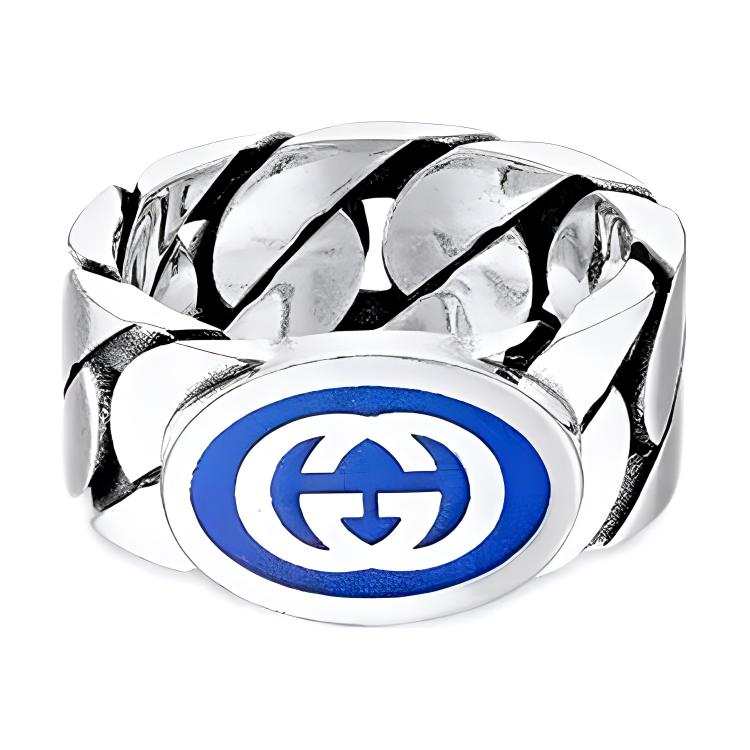 GUCCI GUCCI Interlocking G Chain Ring