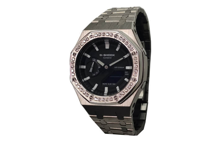 CASIO CASIO Custom Collection Electronic Movement Stainless Steel Strap Watch Men's Watches Black Dial