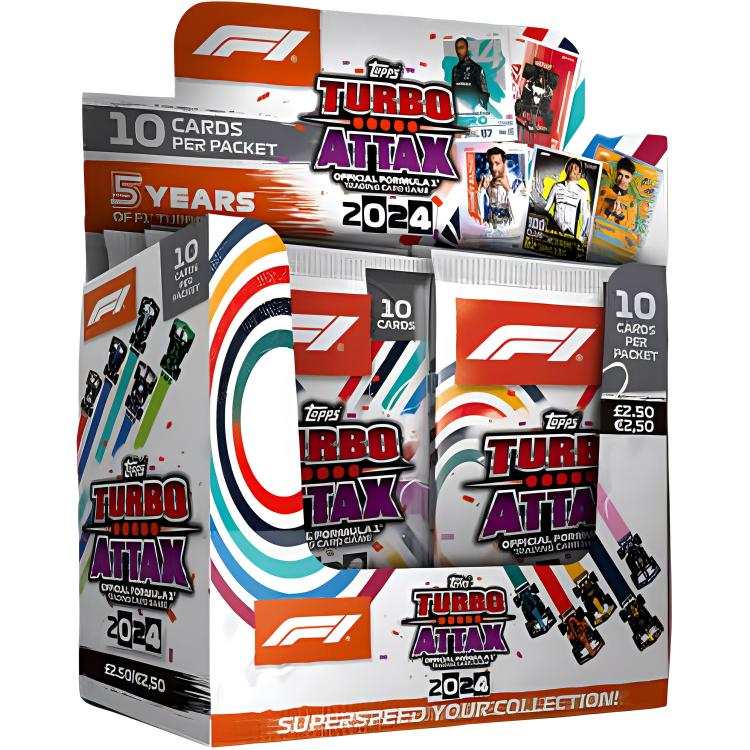 Topps Formula 1 Turbo Attax Gaming, Collectible Card Sports Cards Whole Box