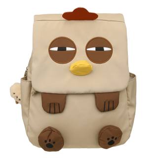 DCLOUD Nylon Backpack Regular Unisex Khaki/Black/White