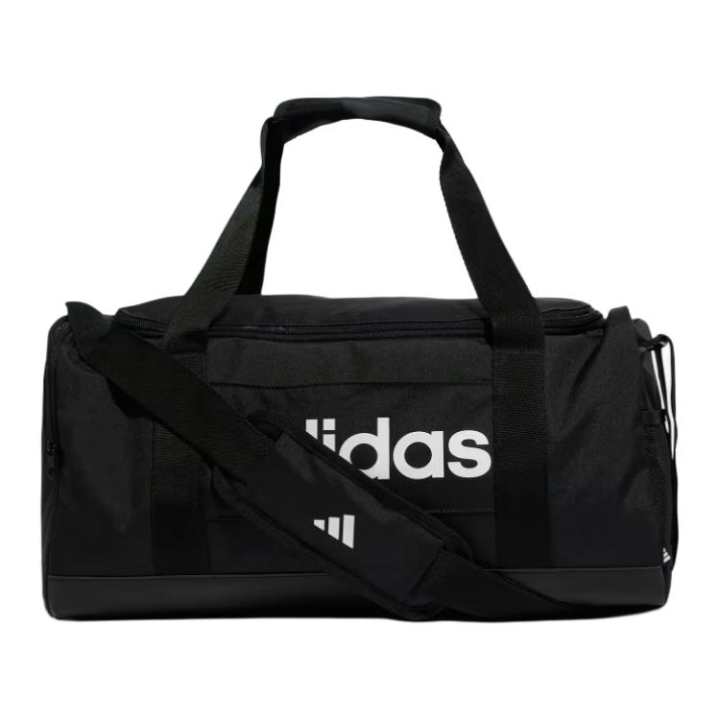 Adidas Adidas Polyester Canvas Bag, Portable Gym Bag Small Unisex Black
