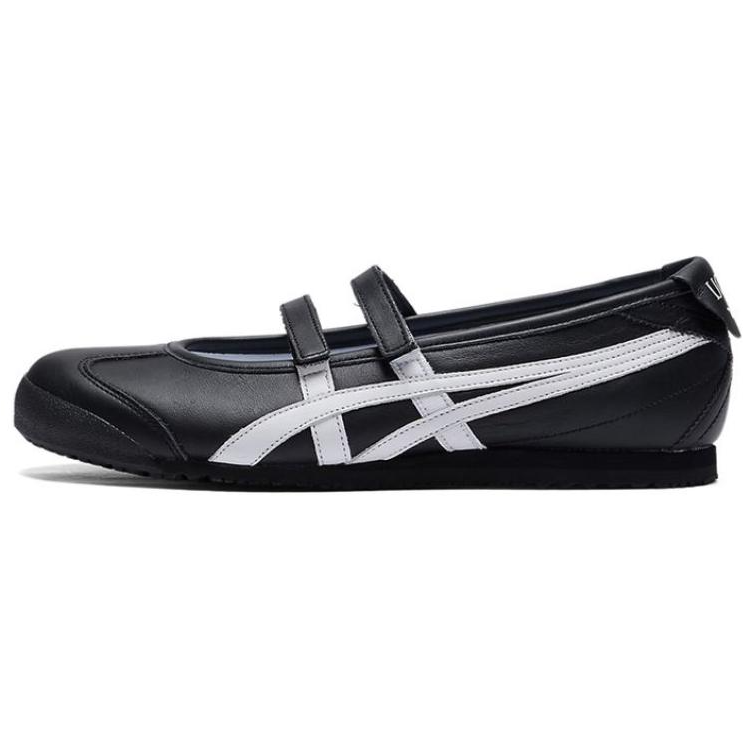 Onitsuka Tiger x Patou Flat Mary Jane Shoes Women's Black White