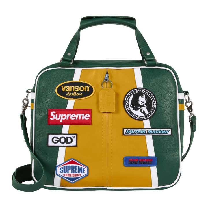 Supreme Supreme Cow Leather Shoulder Bag, Crossbody Bag, Handbag Regular Unisex Green
