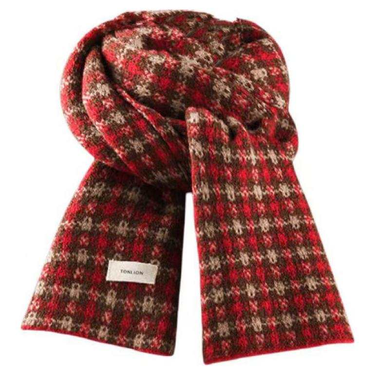 Tonlion Knit Scarves Unisex