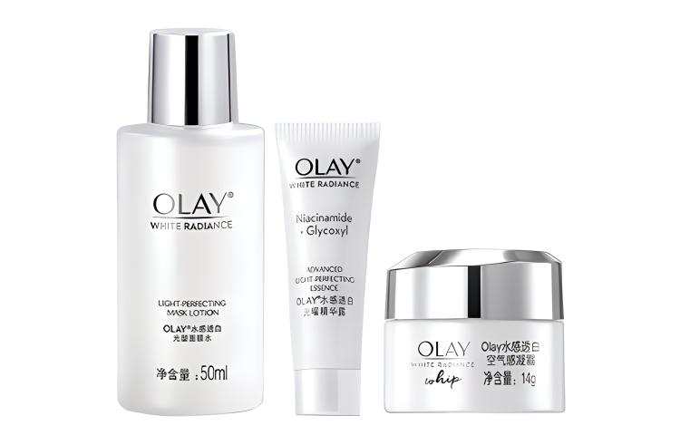 OLAY Little White Bottle Big White Water Air Frost Sample Pack Brightening Whitening Antioxidant Three Piece Set