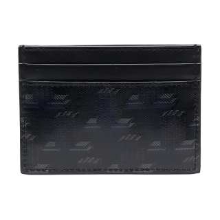 Lanvin Cow Leather Card Holder Men's Midnight Blue