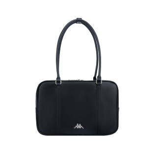 Kappa Polyurethane Handbag, Shoulder Bag Regular Unisex Classic Black