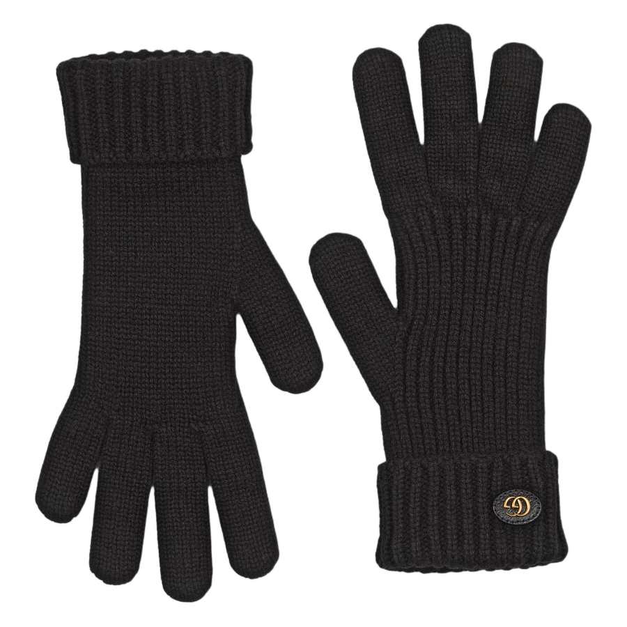 GUCCI Gucci Wool cashmere gloves with Double G