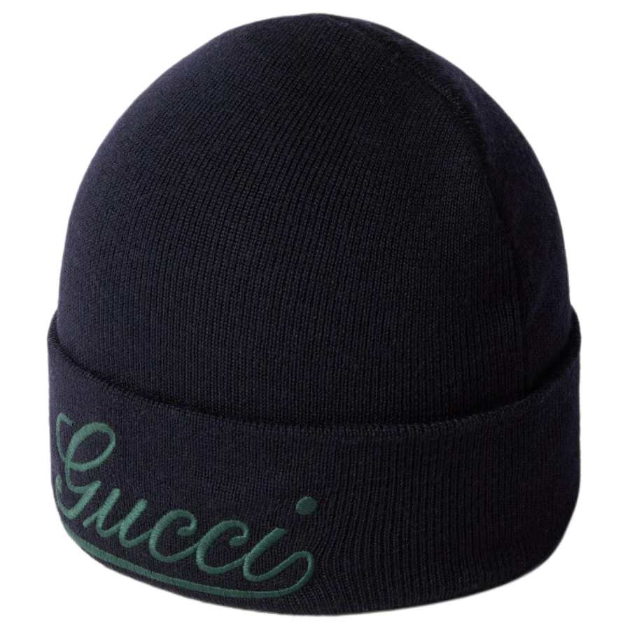 GUCCI GUCCI Logo Embroidered Beanie