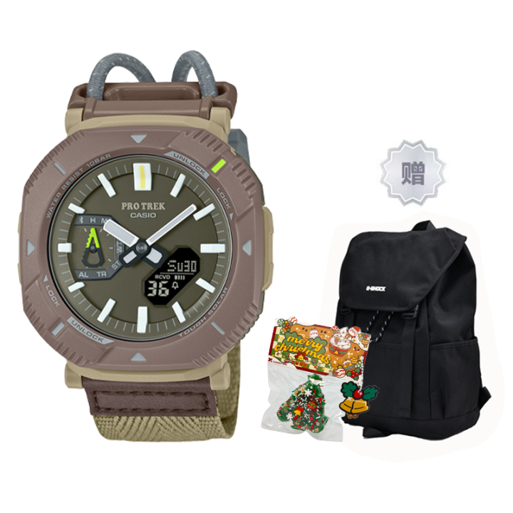 CASIO CASIO PRO TREK Solar Quartz Movement Watch Unisex Green Dial