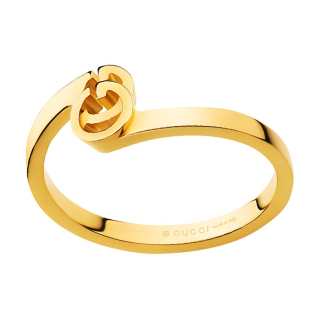 GUCCI Logo Charm Ring