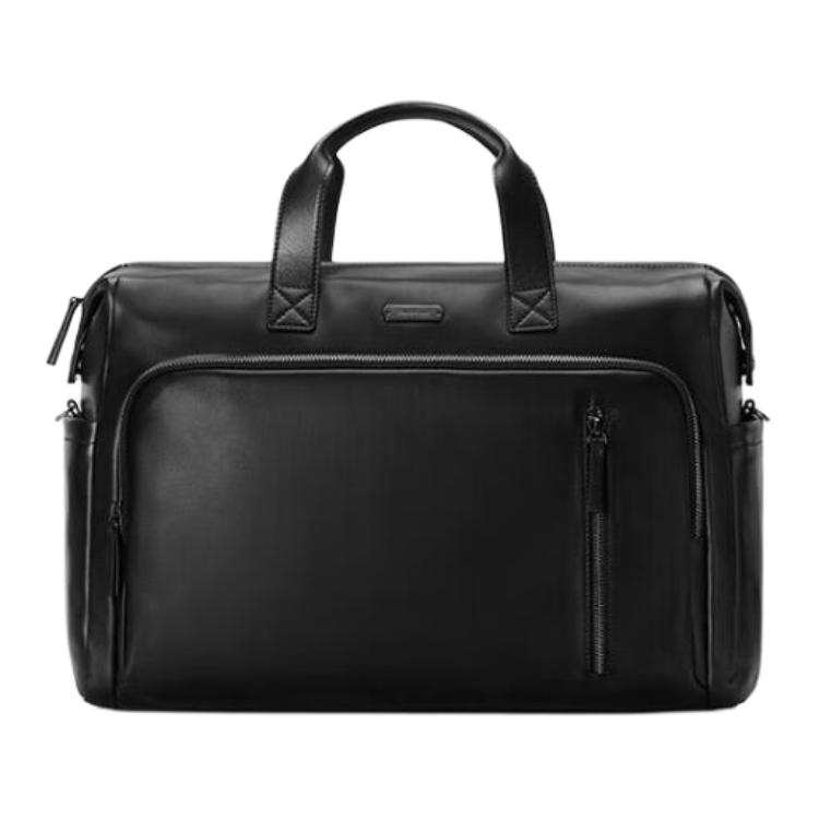 Samsonite SAMSONITE Cow Leather Travel Bag Regular Men's Black